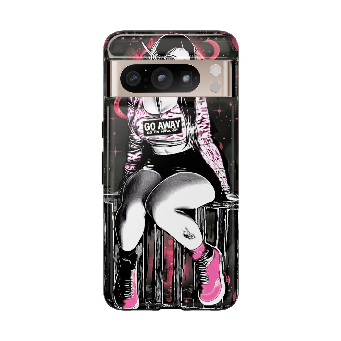 Go Away Girl Tough Phone Case