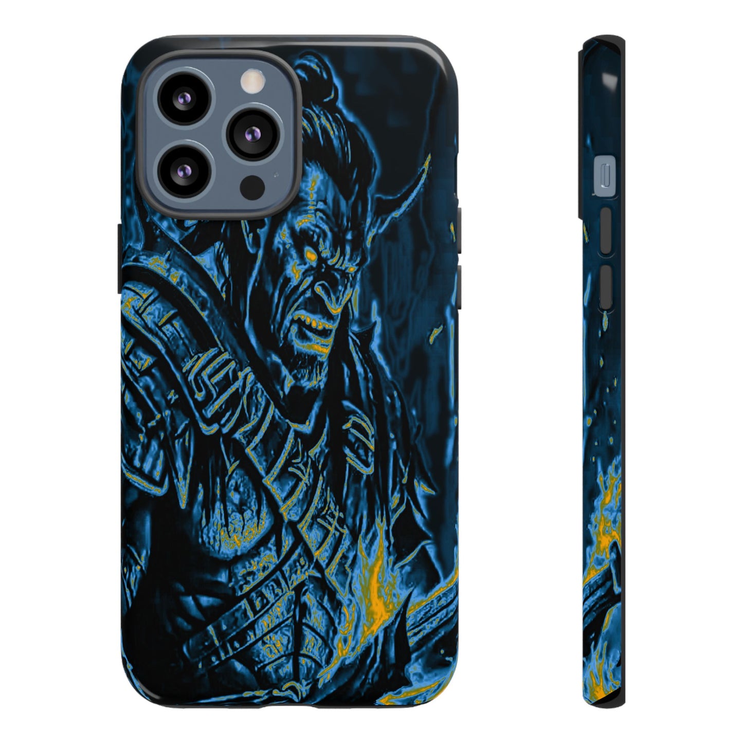 Orc With Flames Tough Phone Case