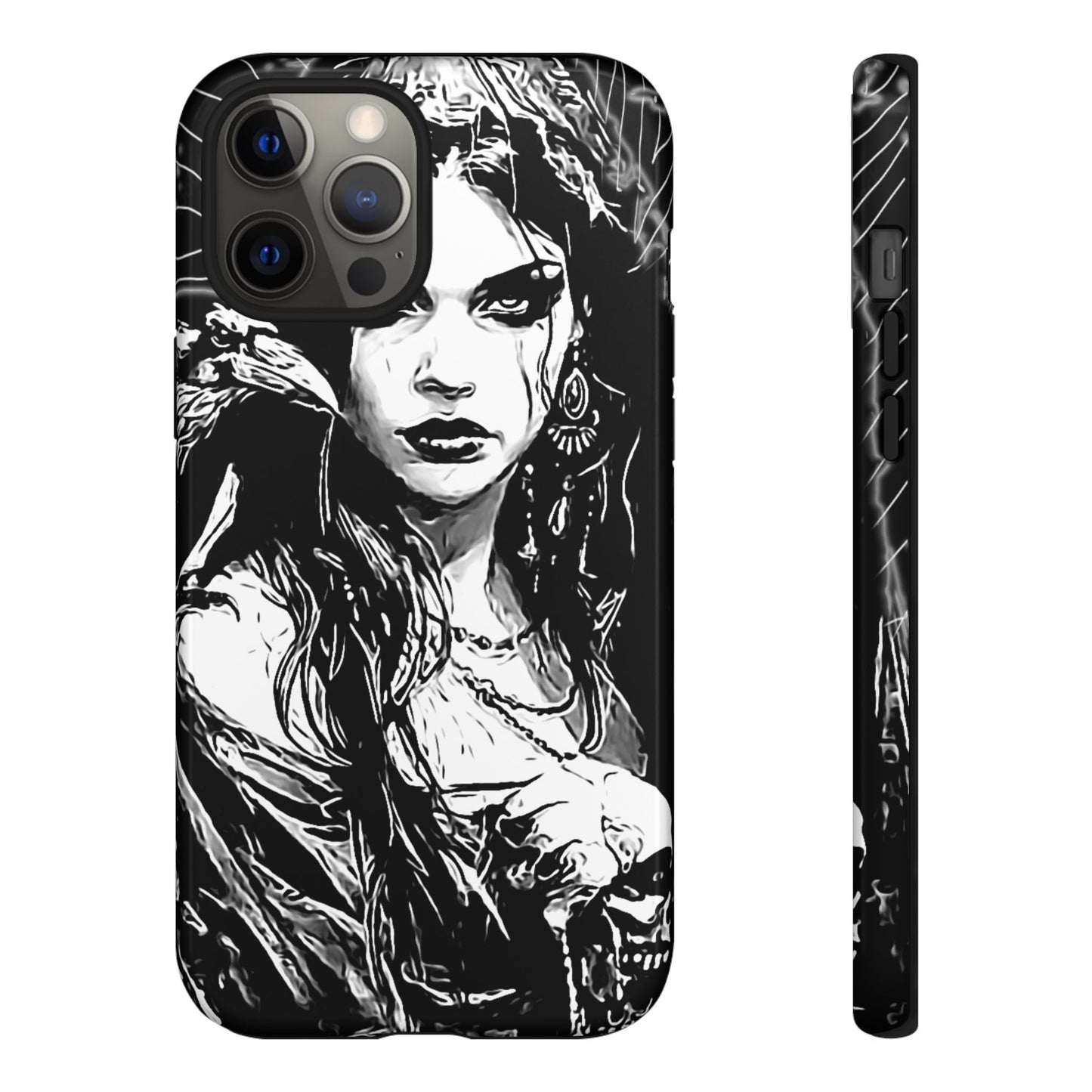 Raven Girl Tough Phone Case