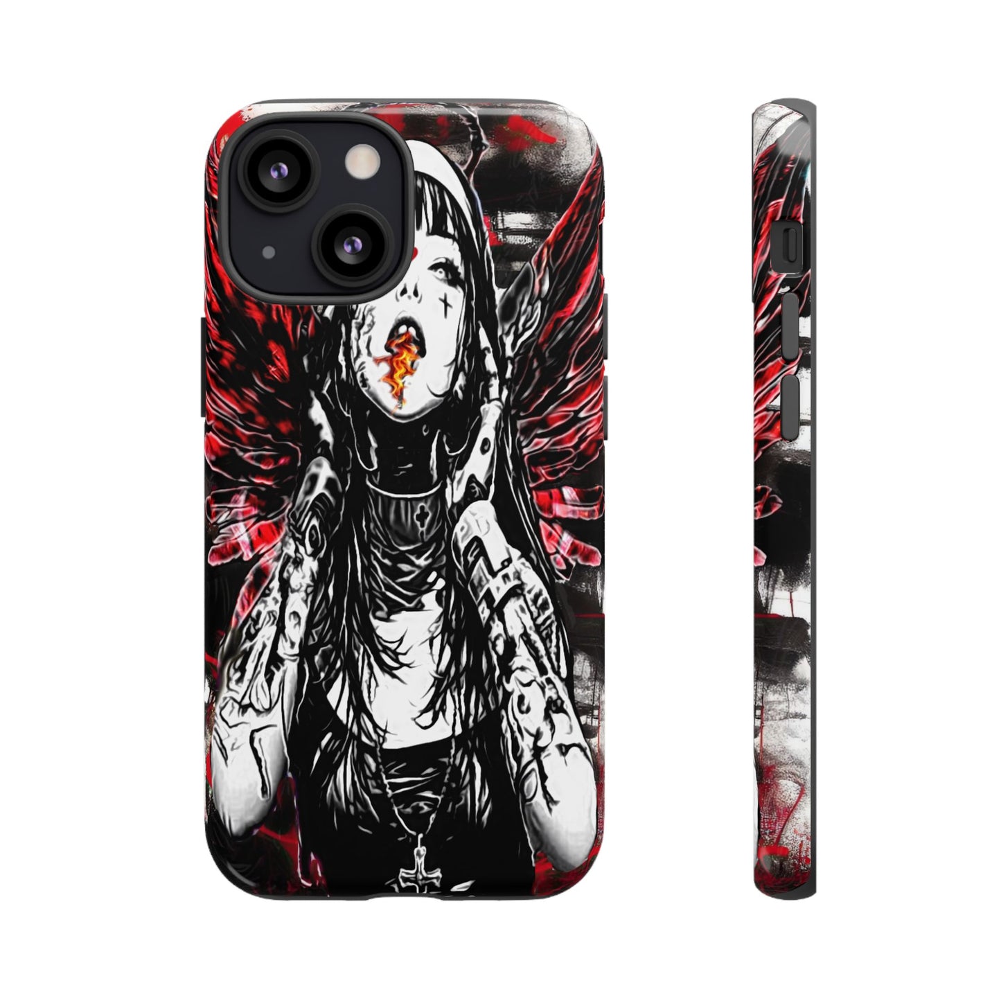 Naughty Angel Nun Tough Phone Case