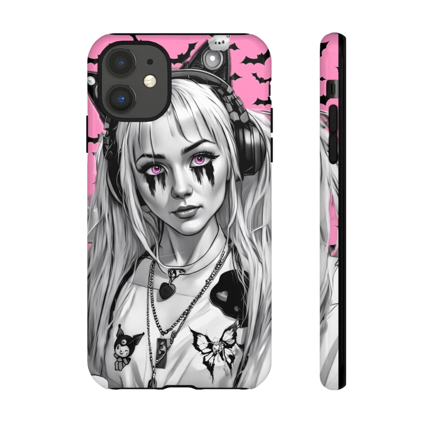 Gothic Kitty Tough Phone Case