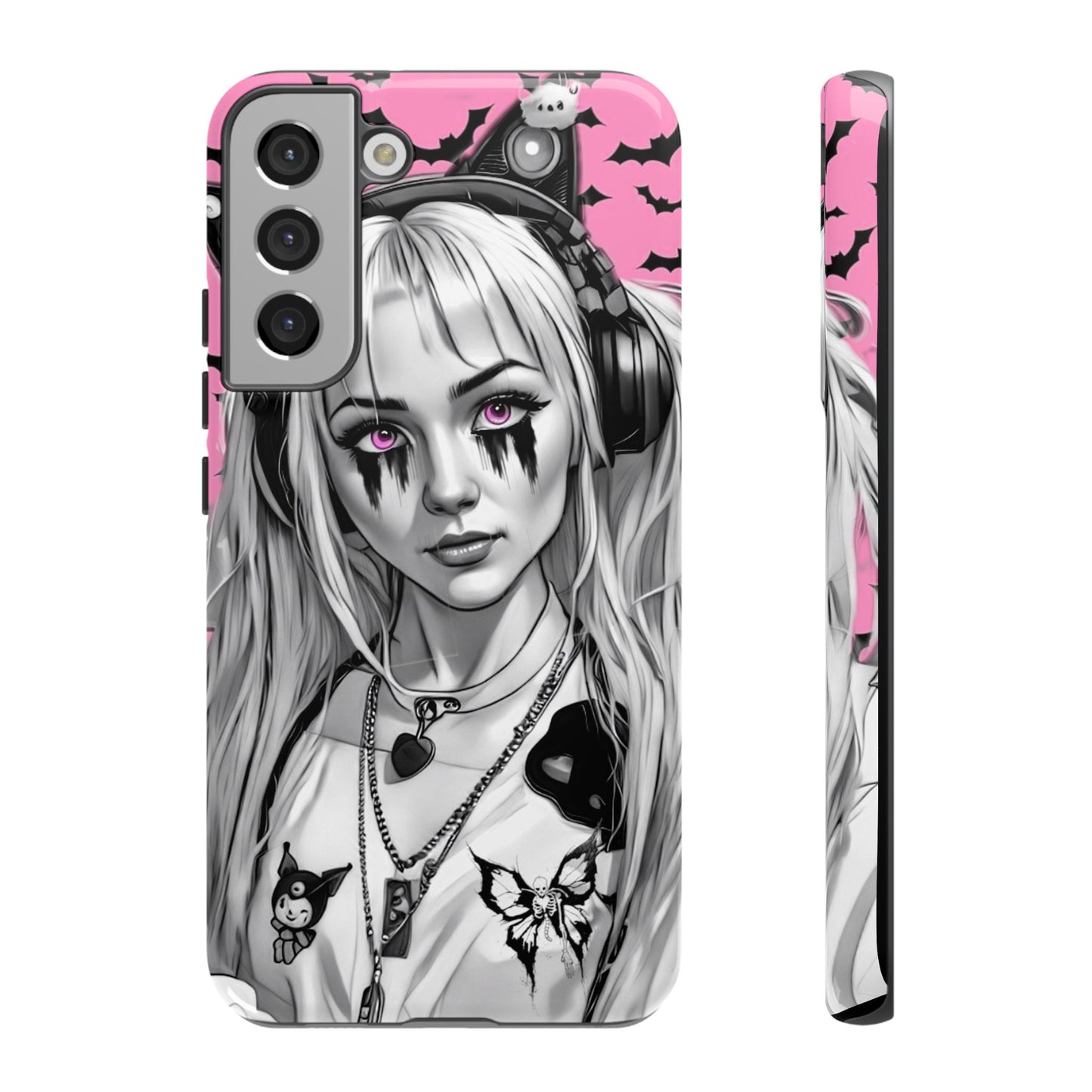 Gothic Kitty Tough Phone Case