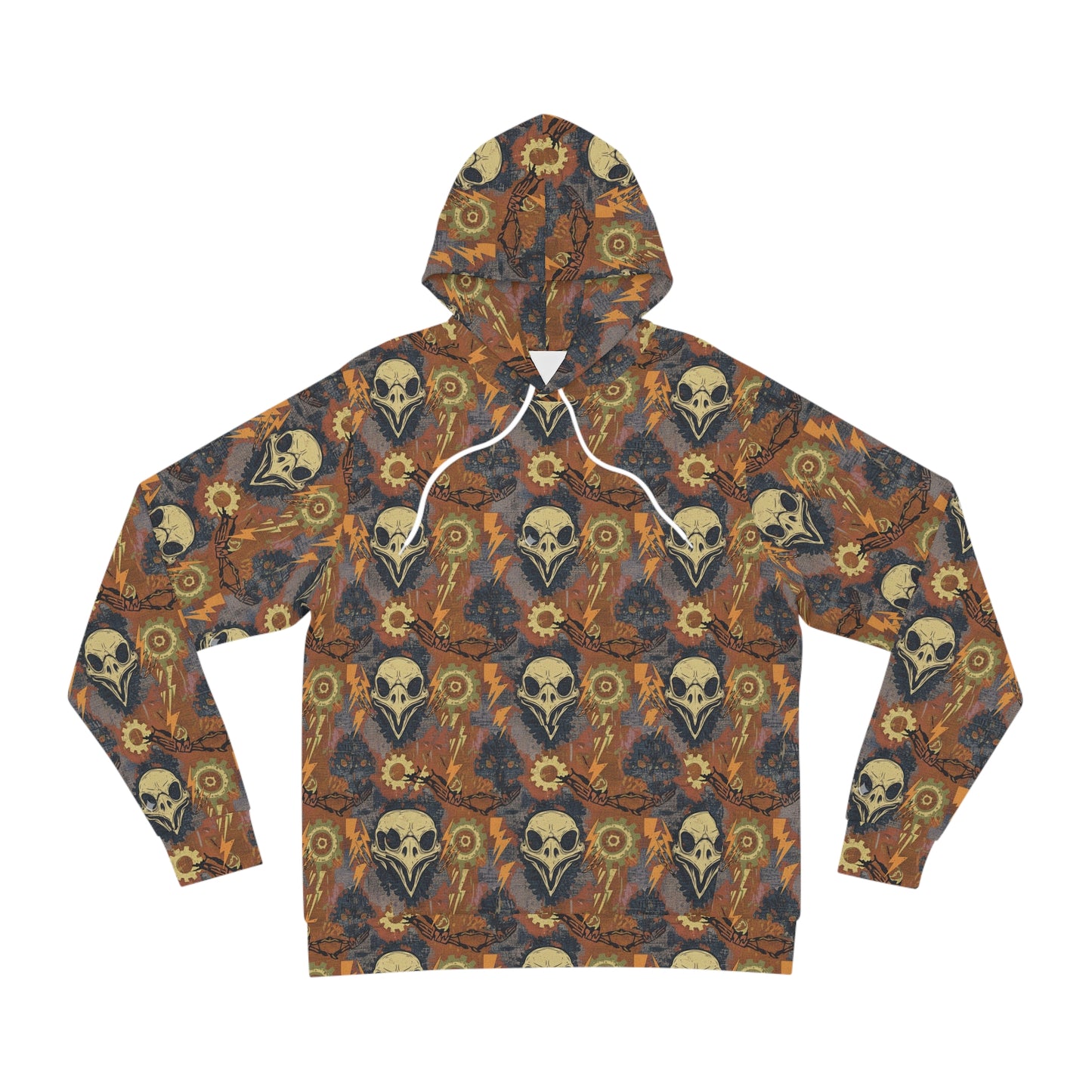 Crow Beak Skull & Sunflower Hoodie