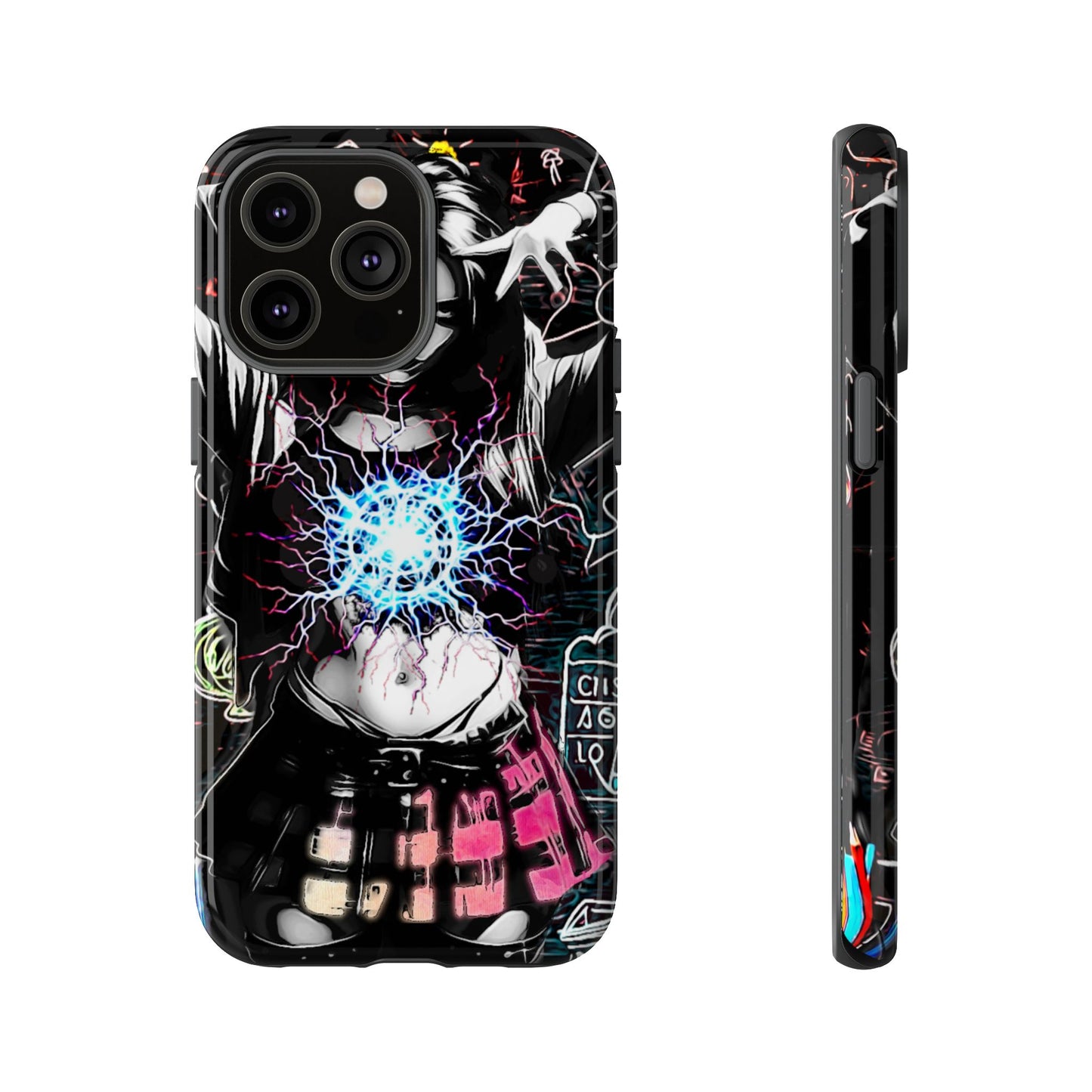 School Girl Lightning Orb Tough Phone Case