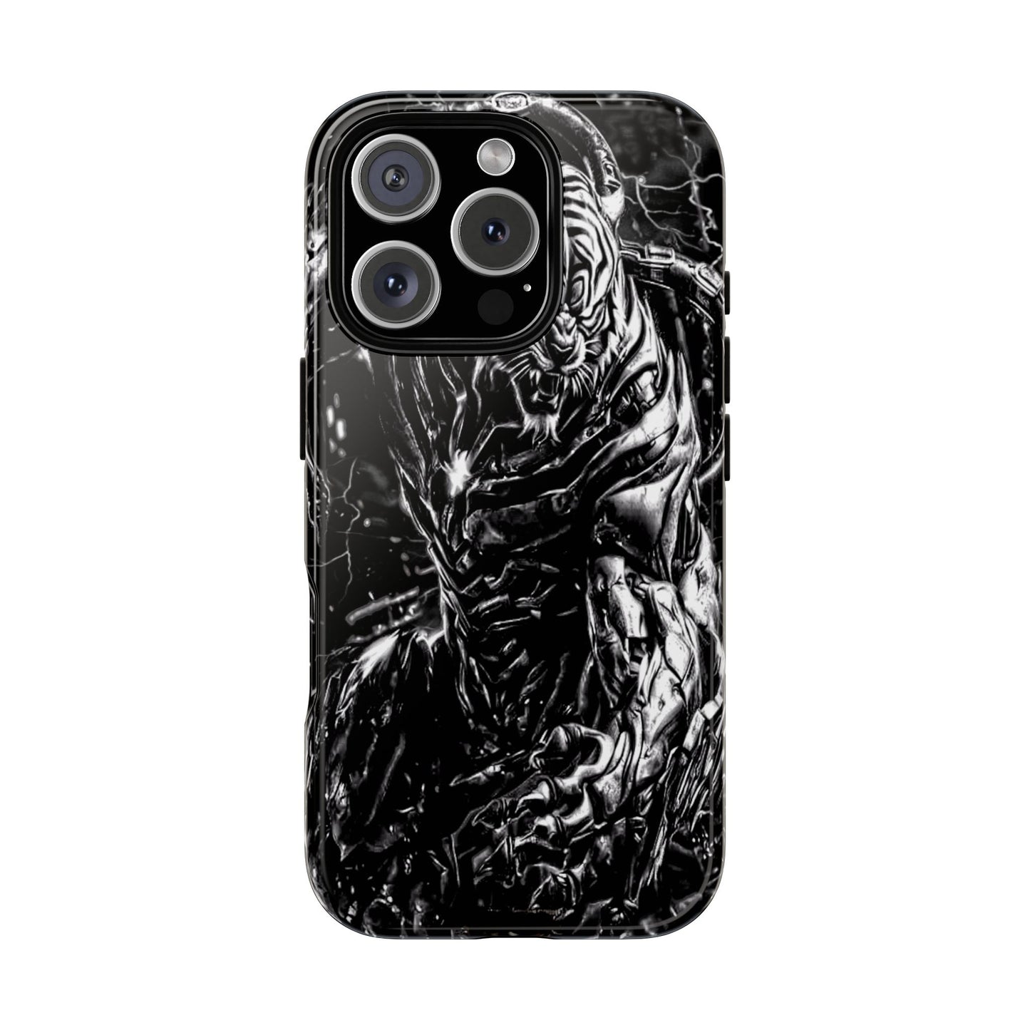 Cyborg Tiger Tough Phone Case