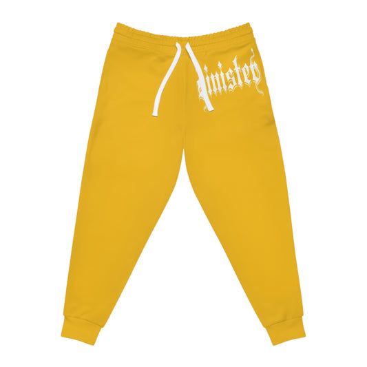Sinister Unisex Clothing - Athletic Joggers Yellow Mustard