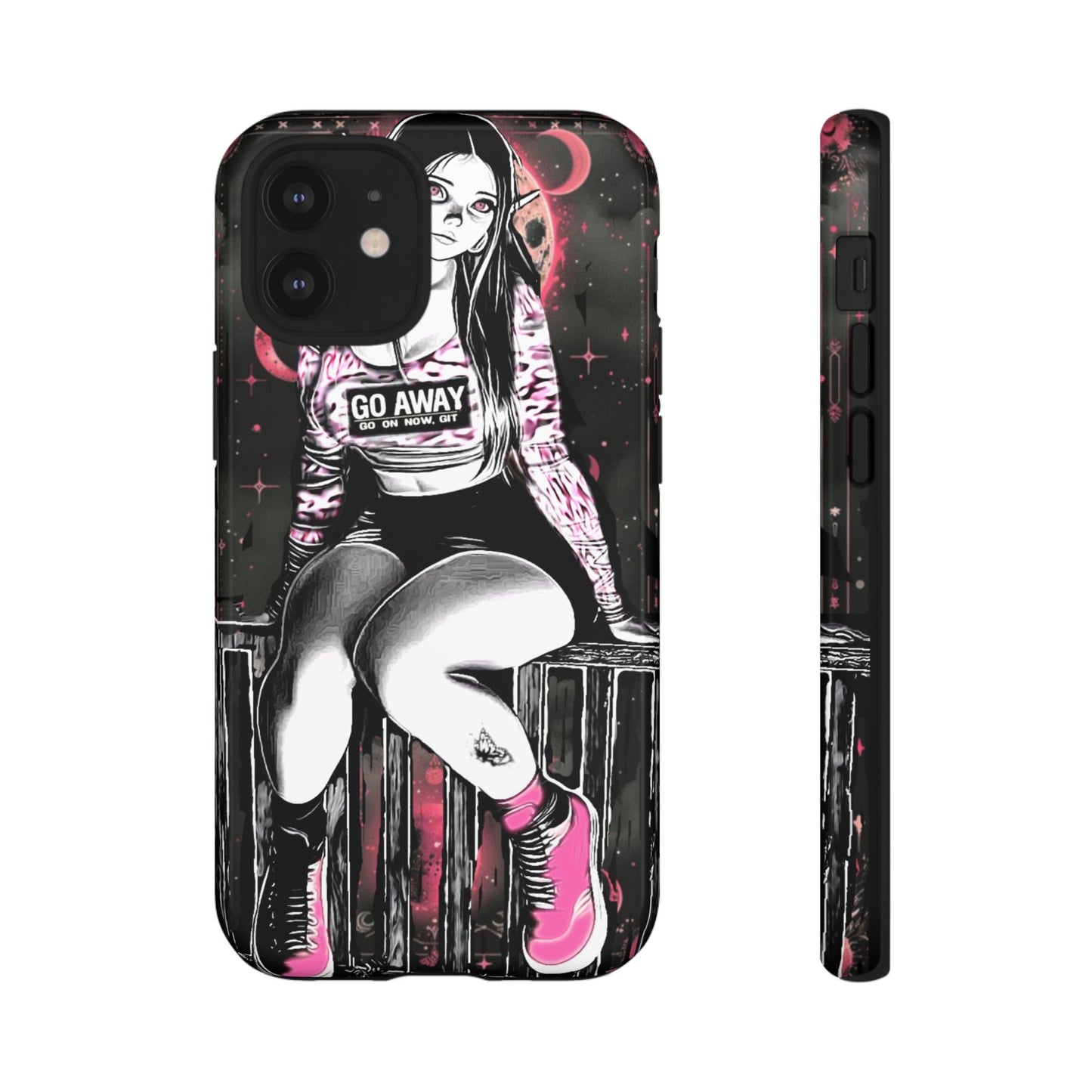 Go Away Girl Tough Phone Case