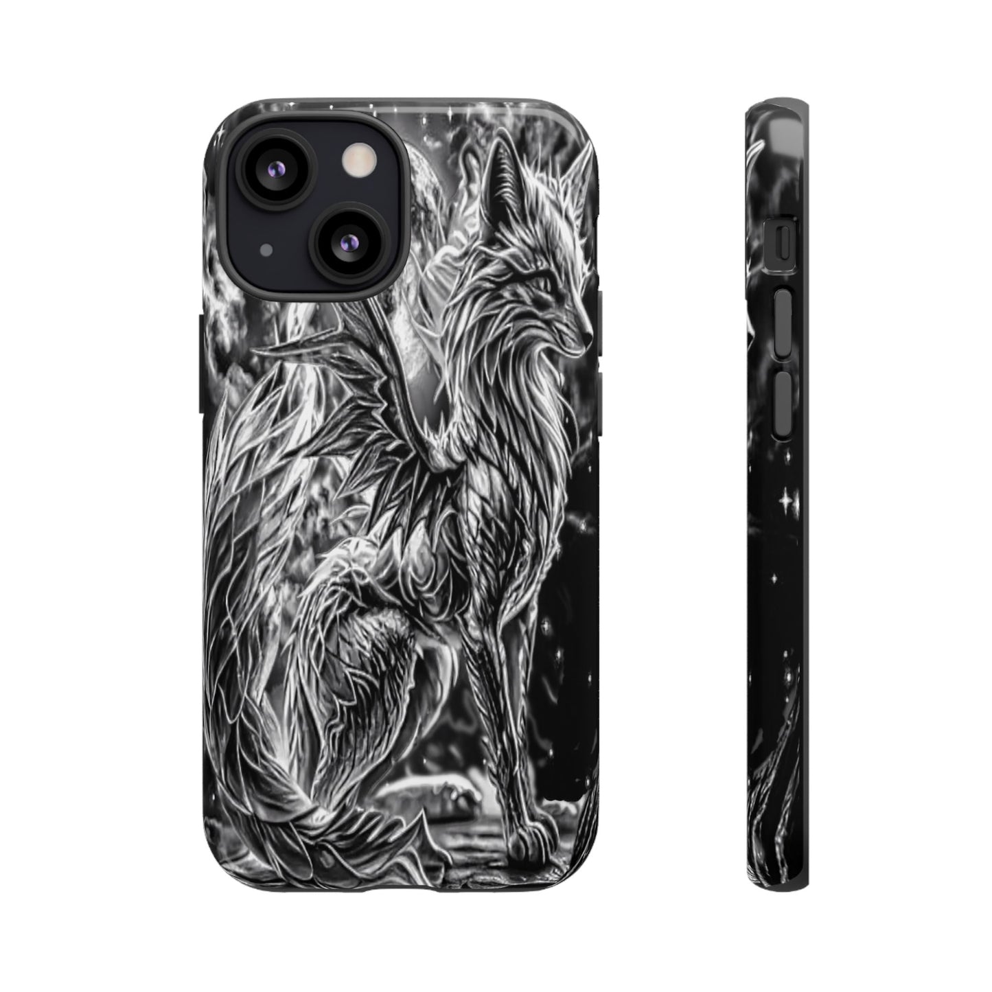 Winged Fox Tough Phone Case