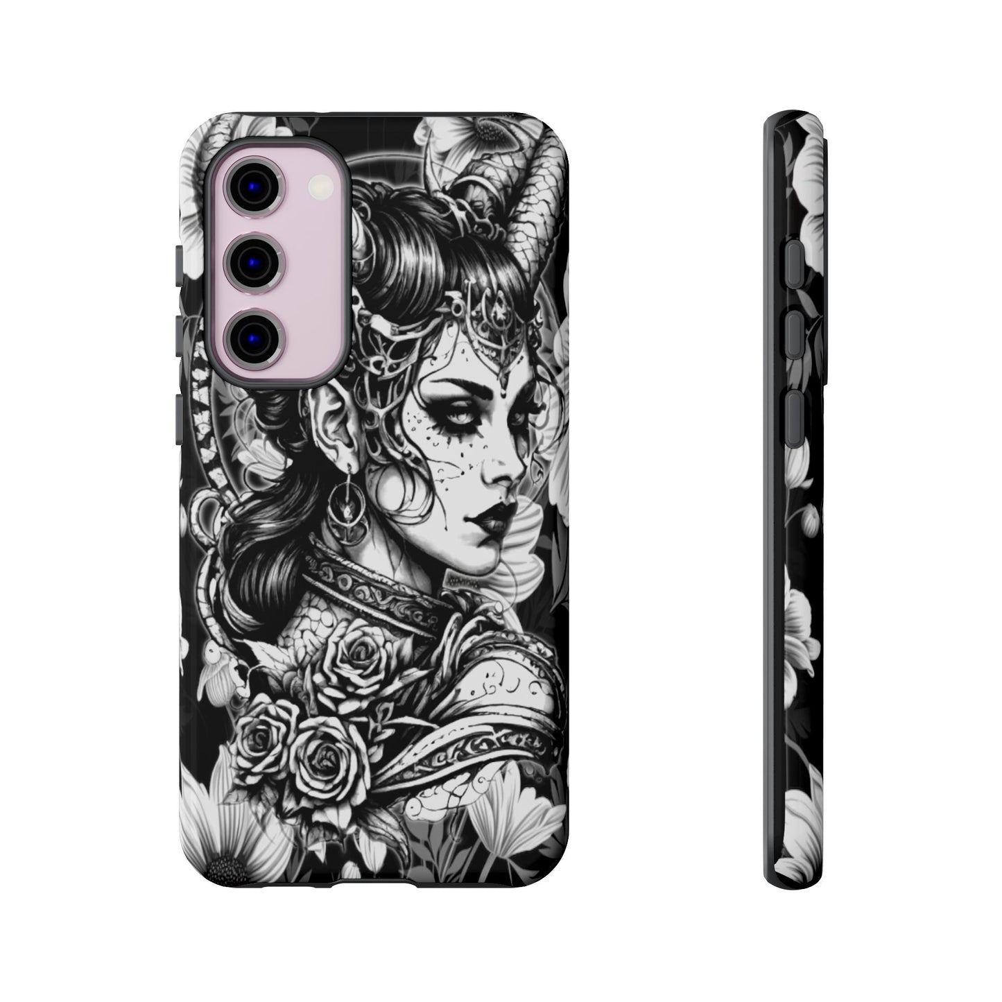 Goth Horned Queen Tough Phone Case