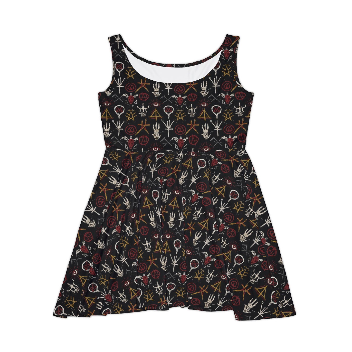 Malice Scribbles Skater Dress