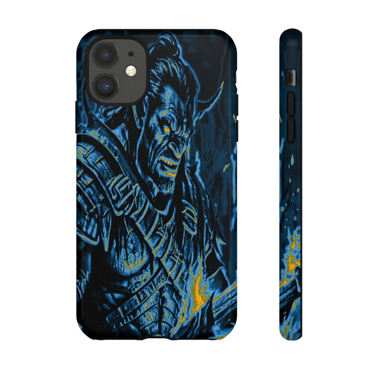 Orc With Flames Tough Phone Case