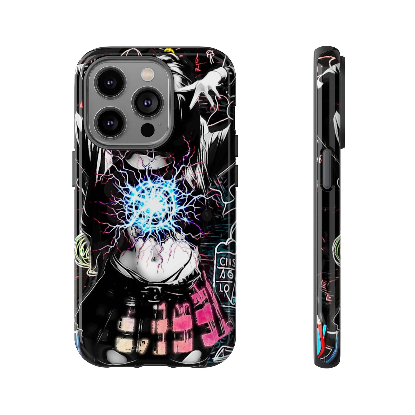 School Girl Lightning Orb Tough Phone Case