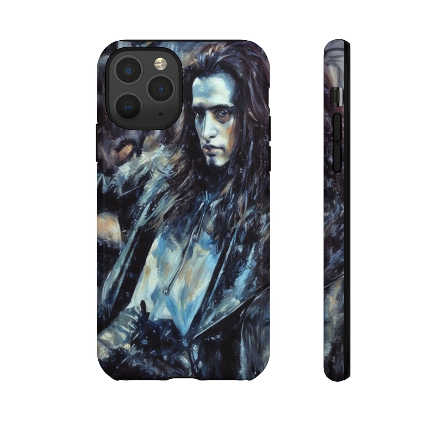 Enigmatic Goth Man Tough Phone Case