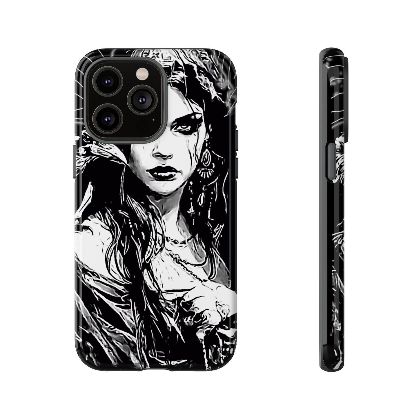 Raven Girl Tough Phone Case