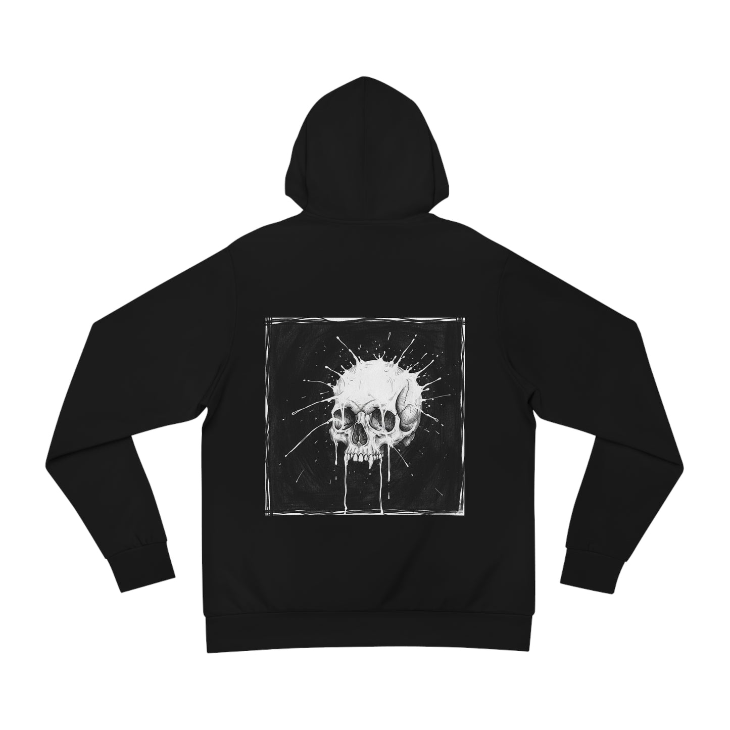 The Skull Drowned In Ink Hoodie (Logo Front/Artwork Back