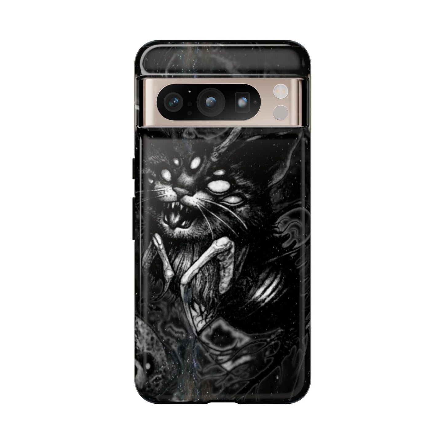 Scarey Cat Creature Tough Phone Case