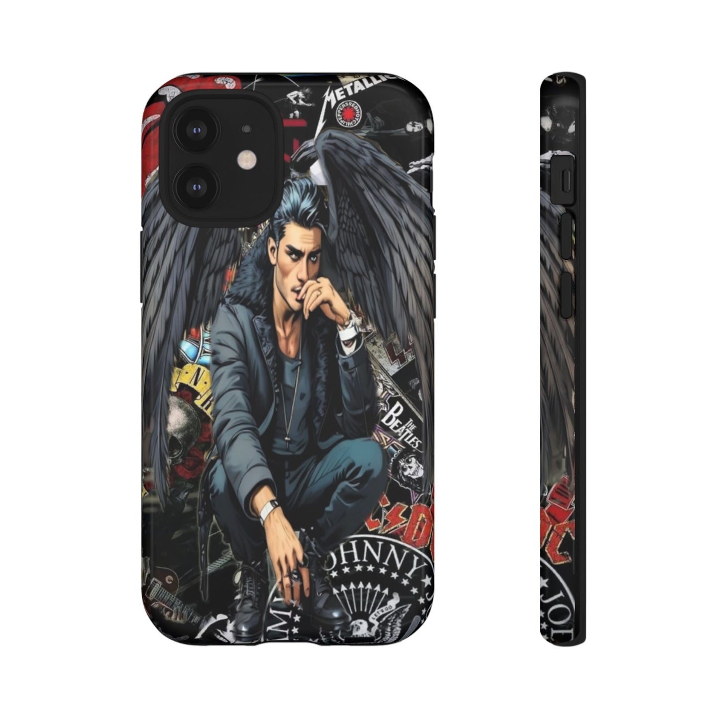 Male Music Angel Tough Phone Case