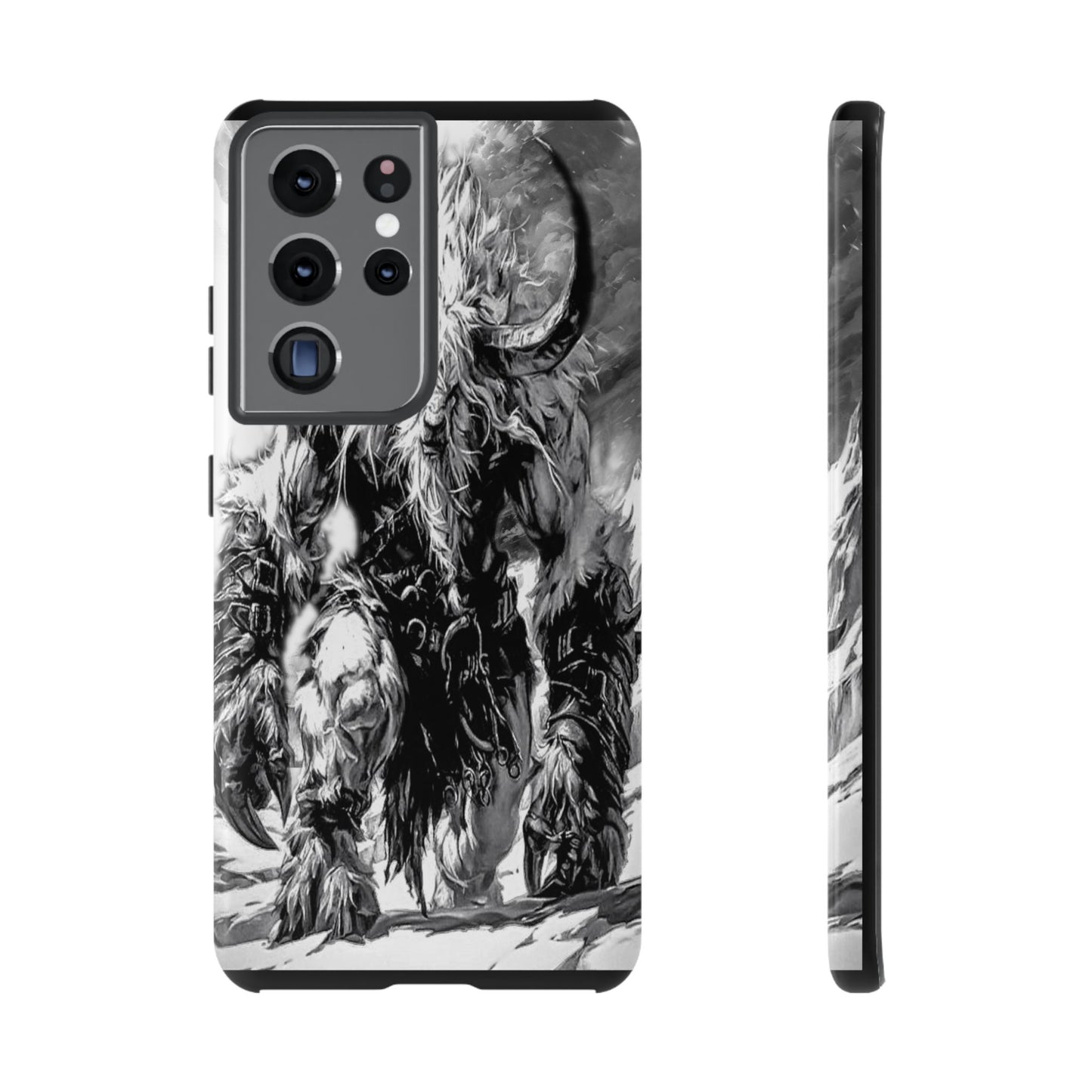 Snow Mountain Creature Tough Phone Case