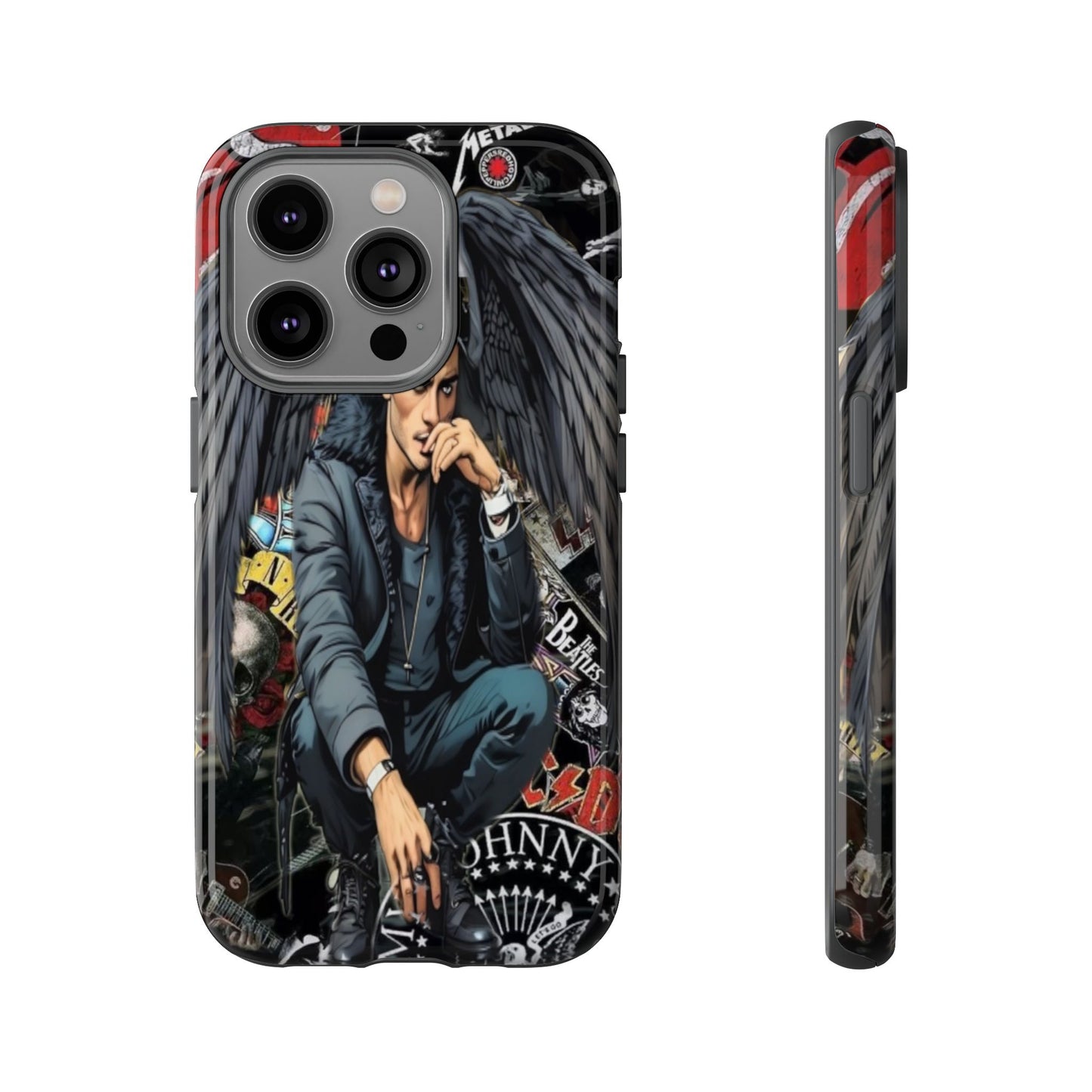 Male Music Angel Tough Phone Case