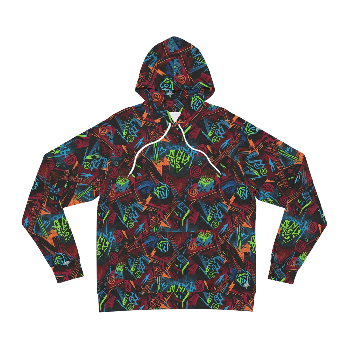 Urban Guitar Abstract Hoodie