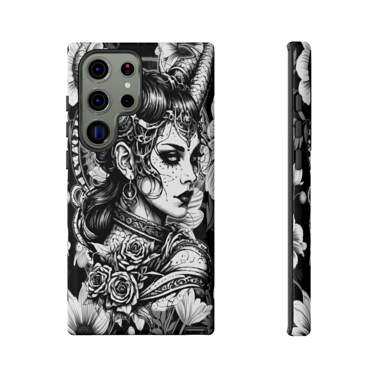 Goth Horned Queen Tough Phone Case