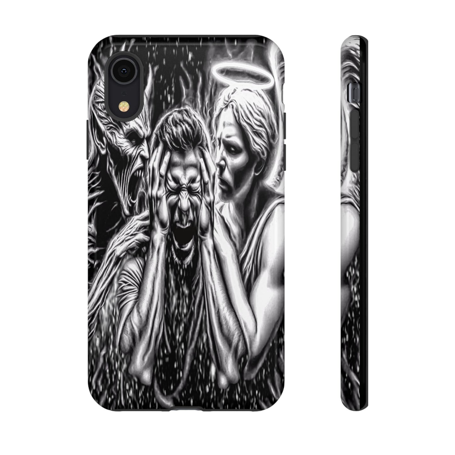 Good Vs Evil Tough Phone Case