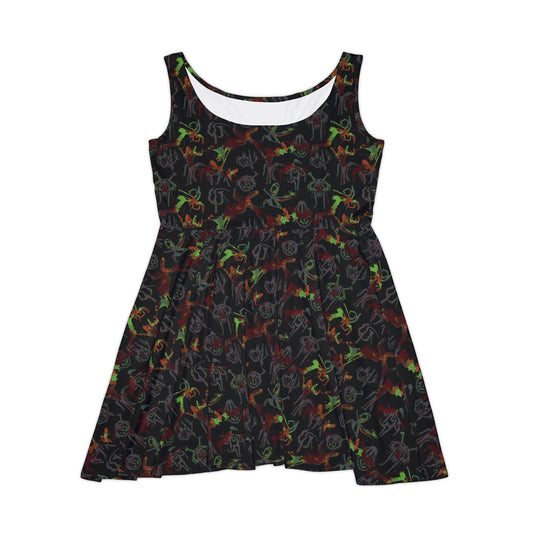 Cryptid Glitch Skate Dress