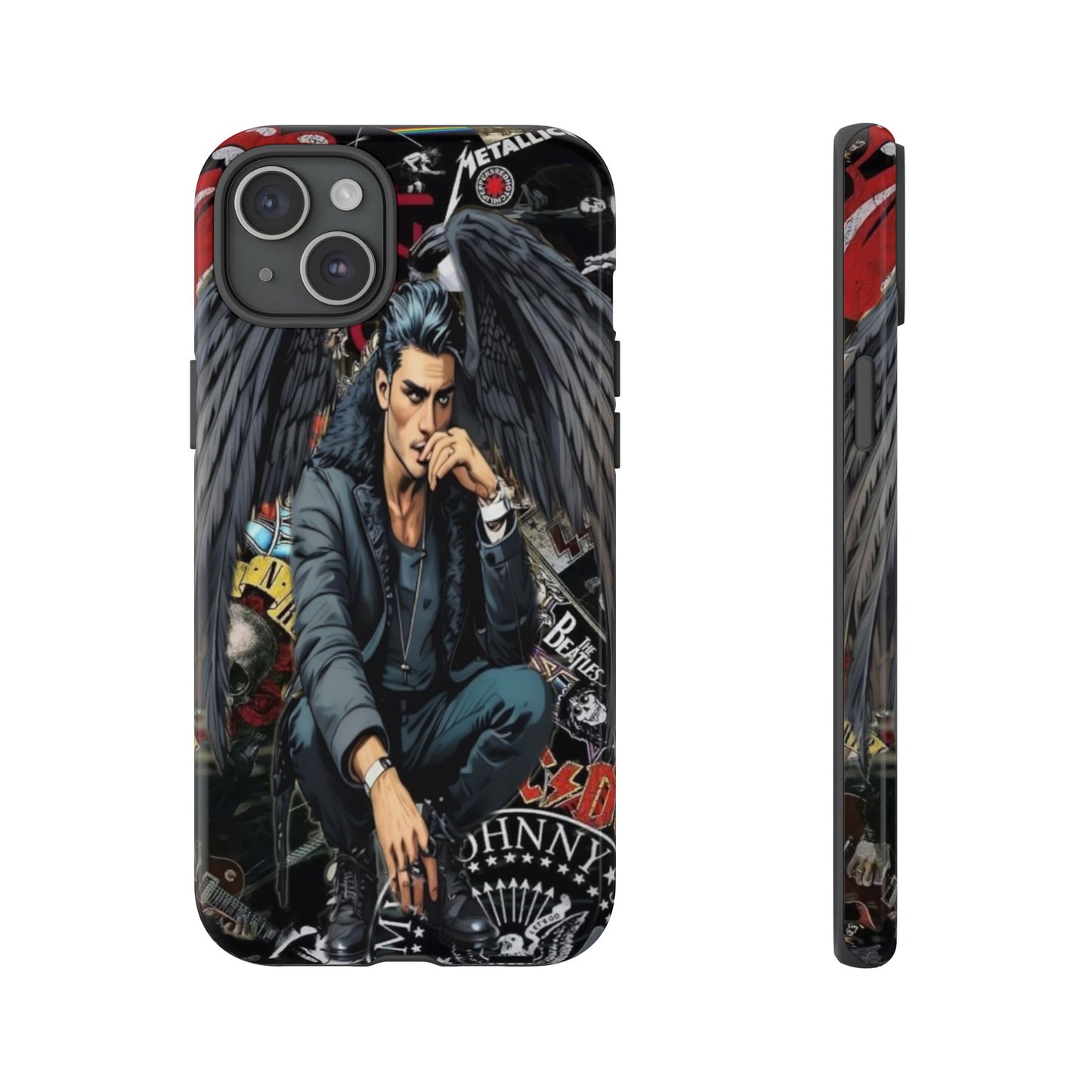 Male Music Angel Tough Phone Case