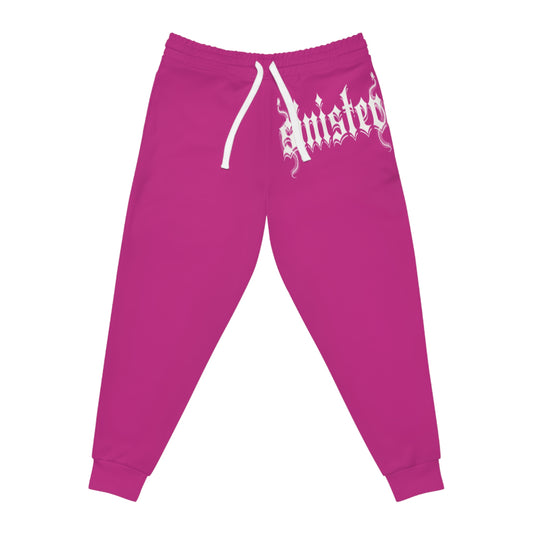 Sinister Unisex Clothing - Athletic Joggers Dark Pink