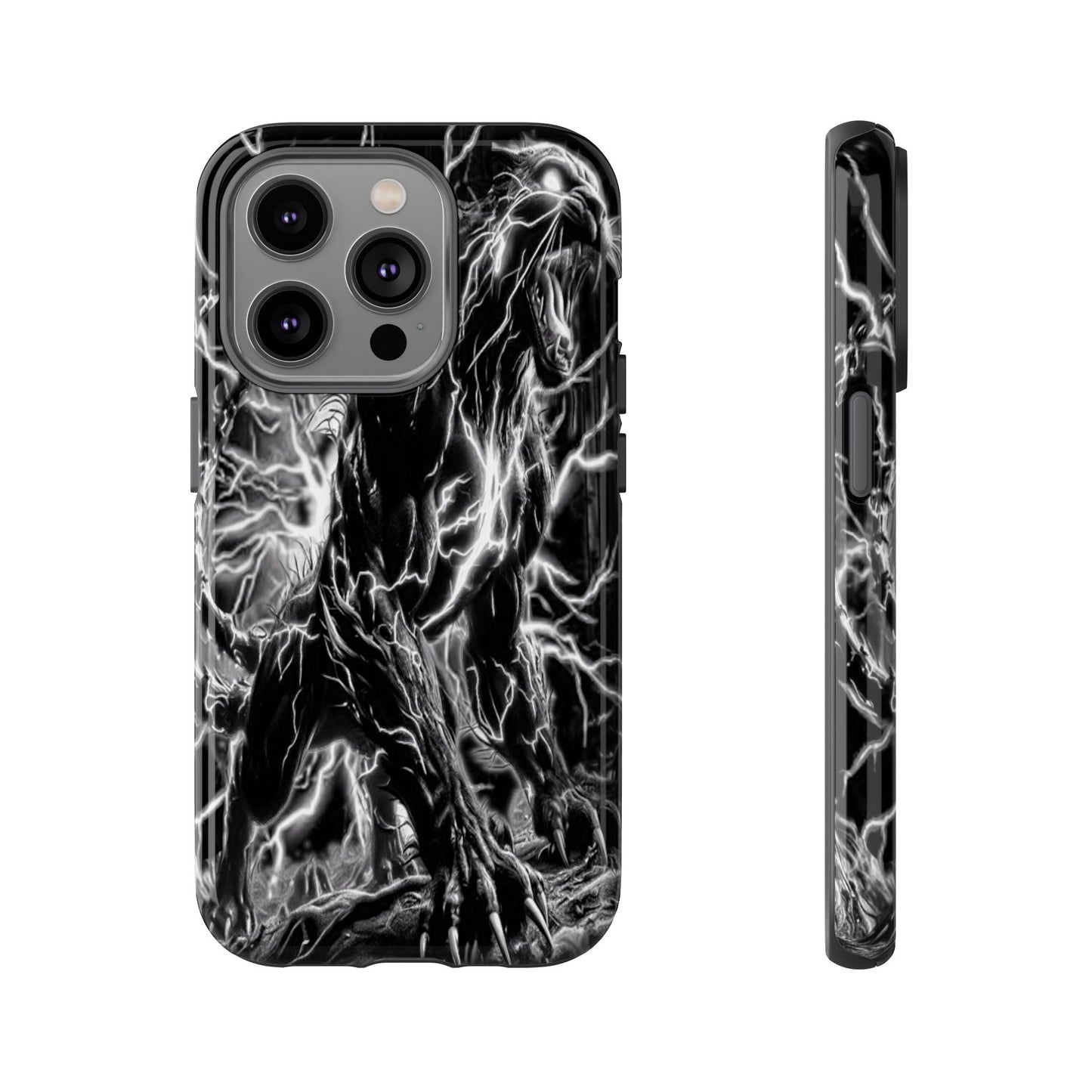 Electric Panther Tough Phone Case