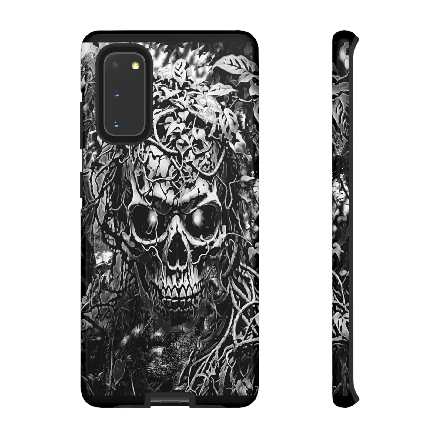 Crawling Vines Skull Tough Phone Case