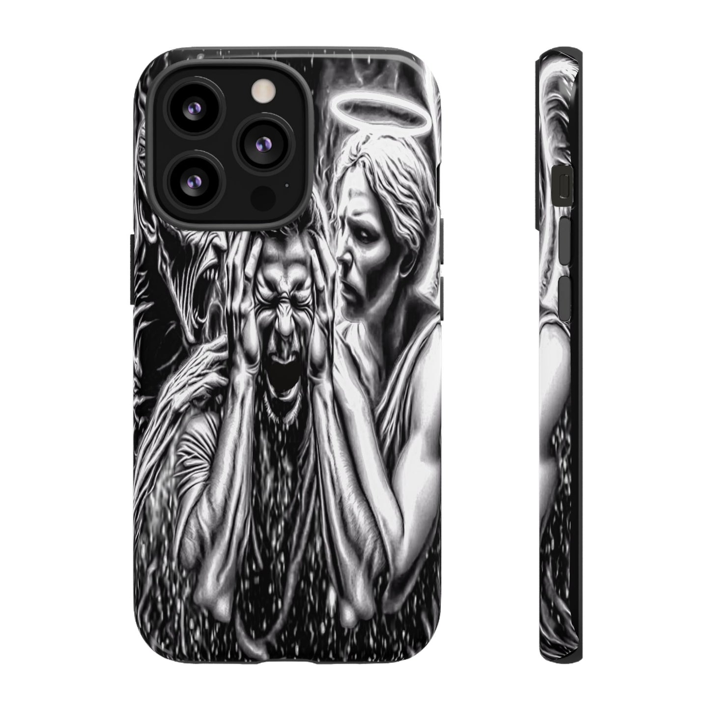 Good Vs Evil Tough Phone Case