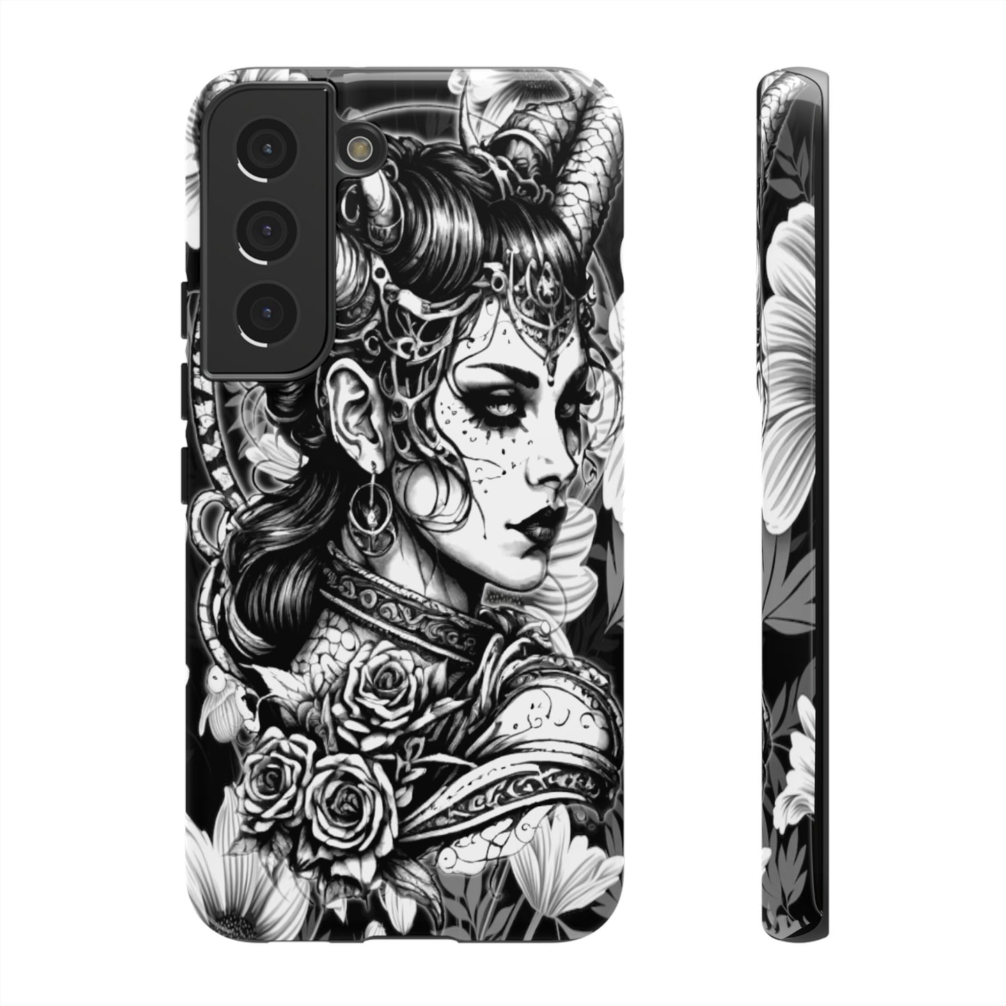 Goth Horned Queen Tough Phone Case