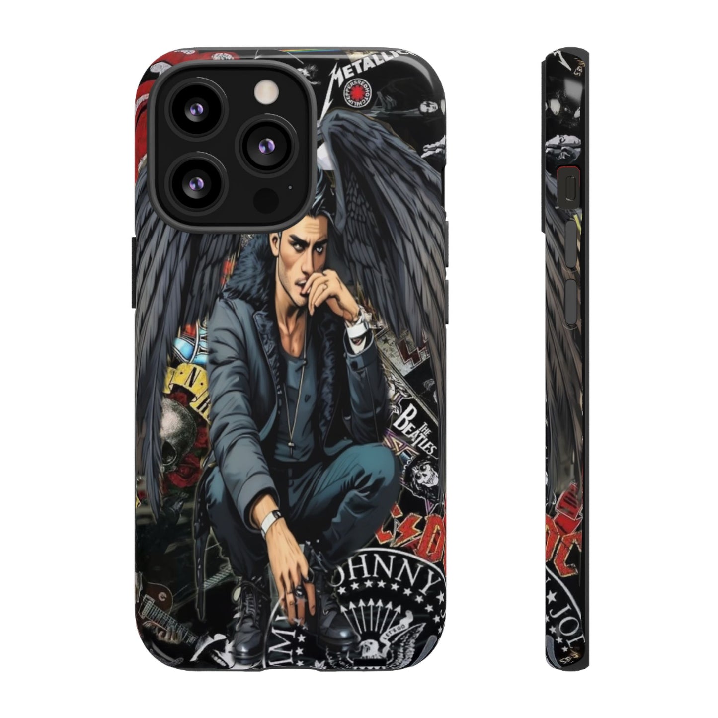 Male Music Angel Tough Phone Case