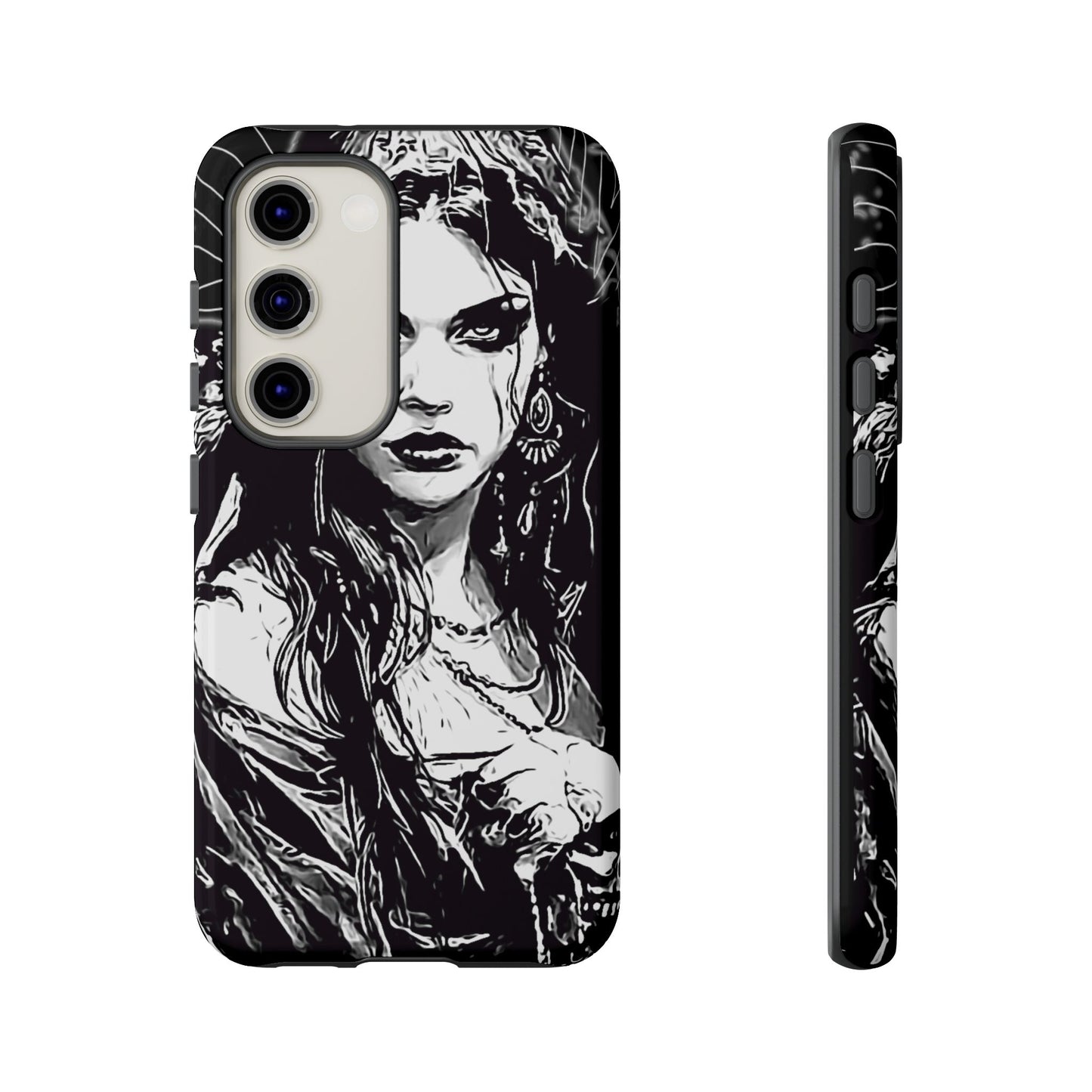 Raven Girl Tough Phone Case