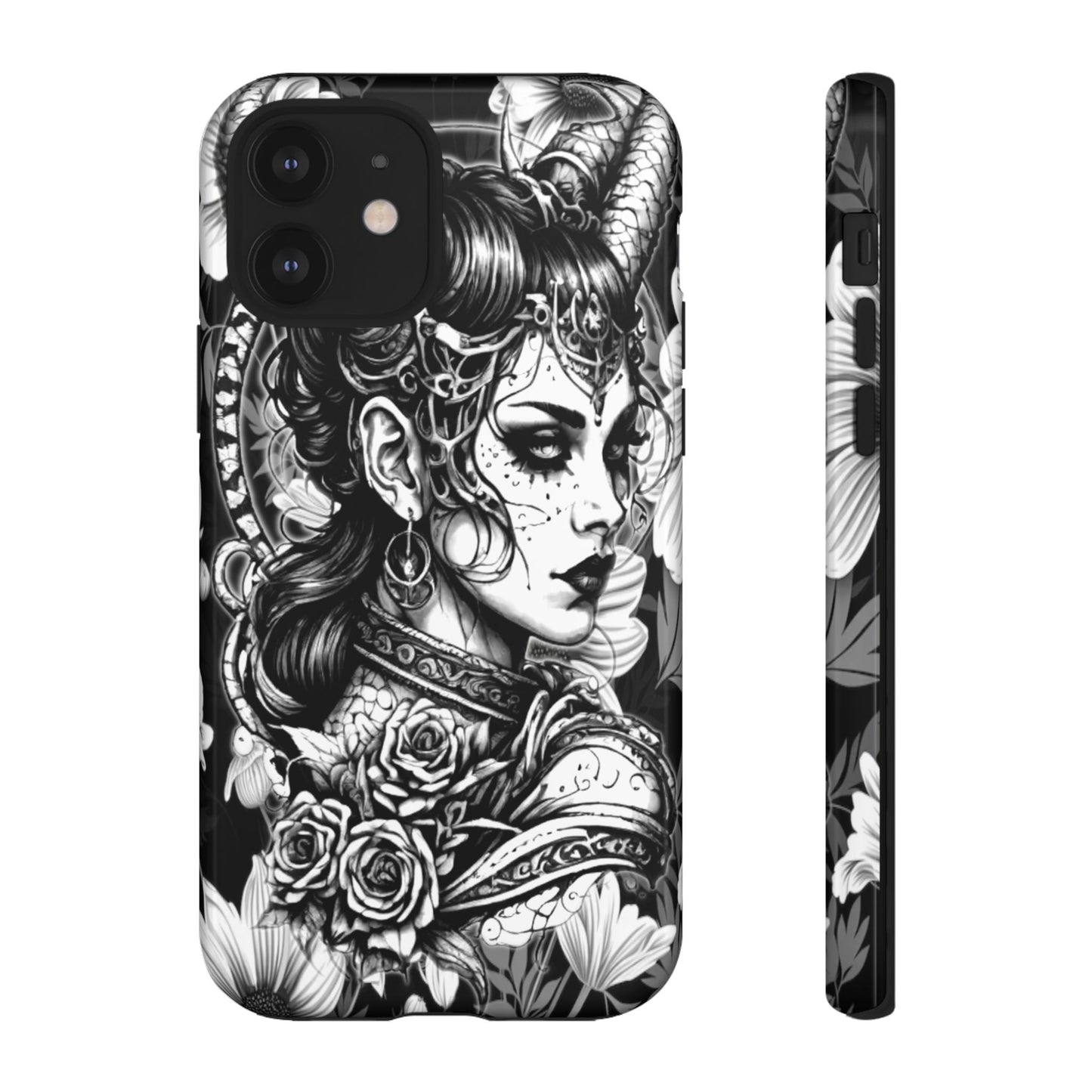 Goth Horned Queen Tough Phone Case