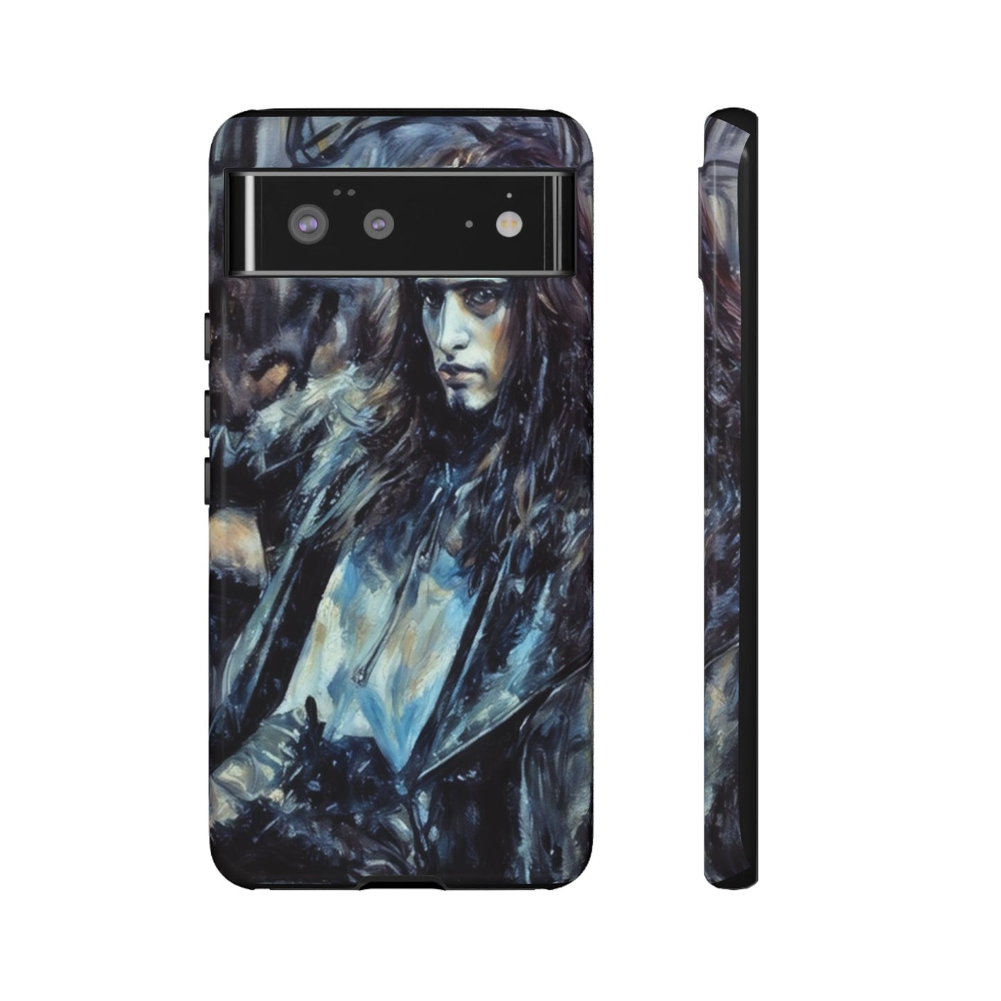 Enigmatic Goth Man Tough Phone Case