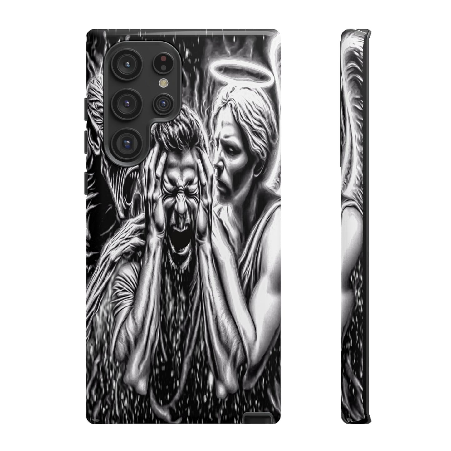 Good Vs Evil Tough Phone Case