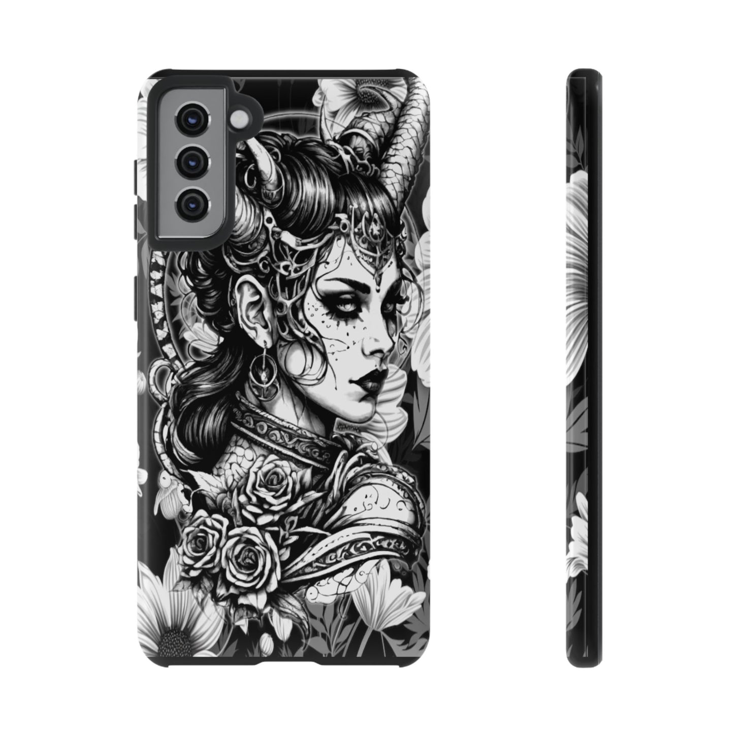 Goth Horned Queen Tough Phone Case