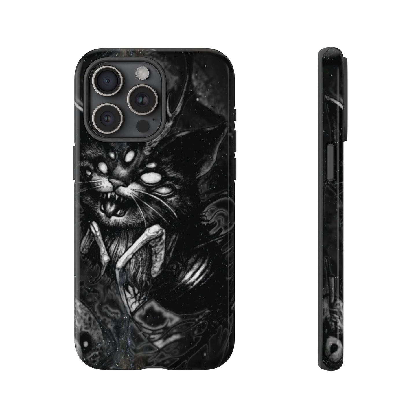 Scarey Cat Creature Tough Phone Case