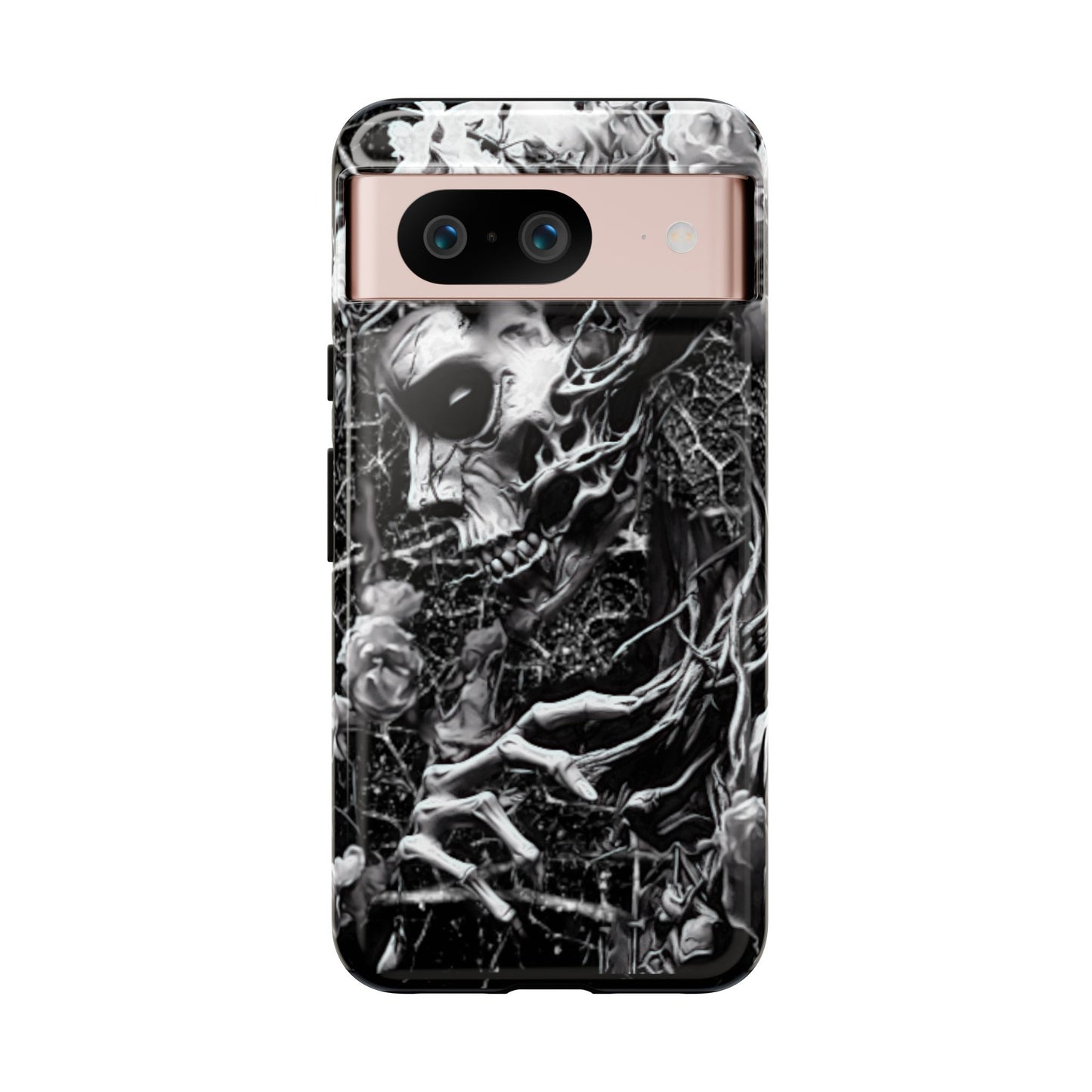 Vines Skull Face Tough Phone Case