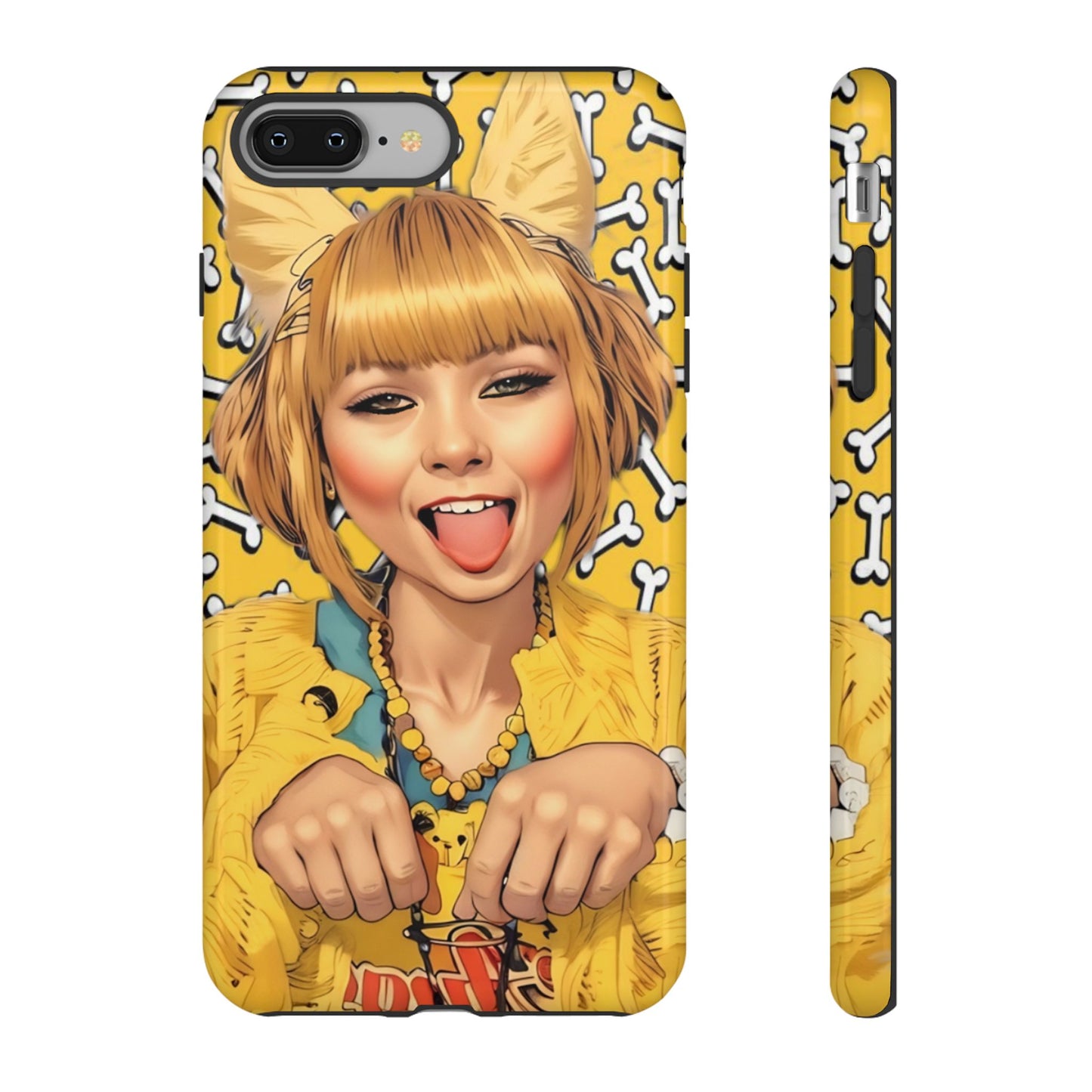 Begging Puppy Girl Tough Phone Case