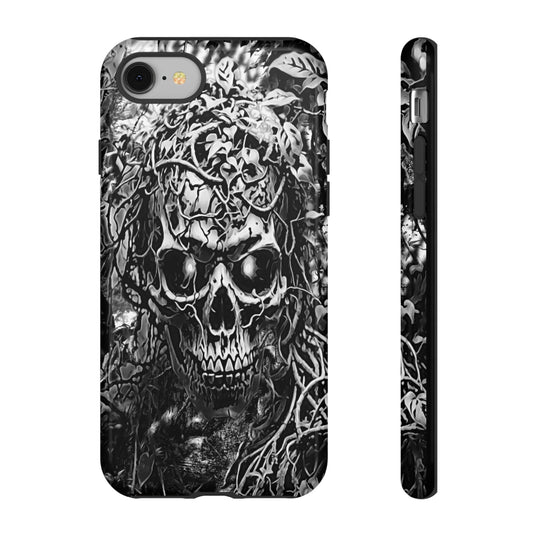 Crawling Vines Skull Tough Phone Case