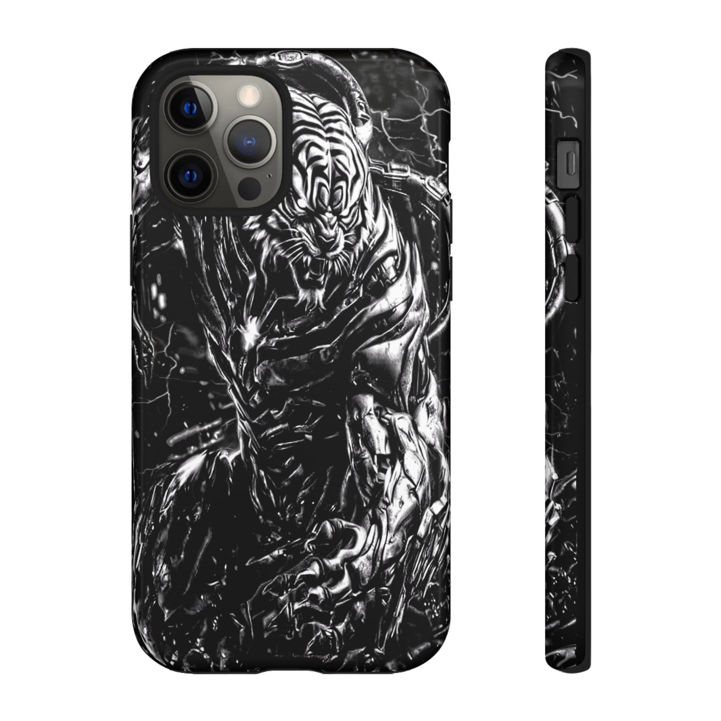 Cyborg Tiger Tough Phone Case