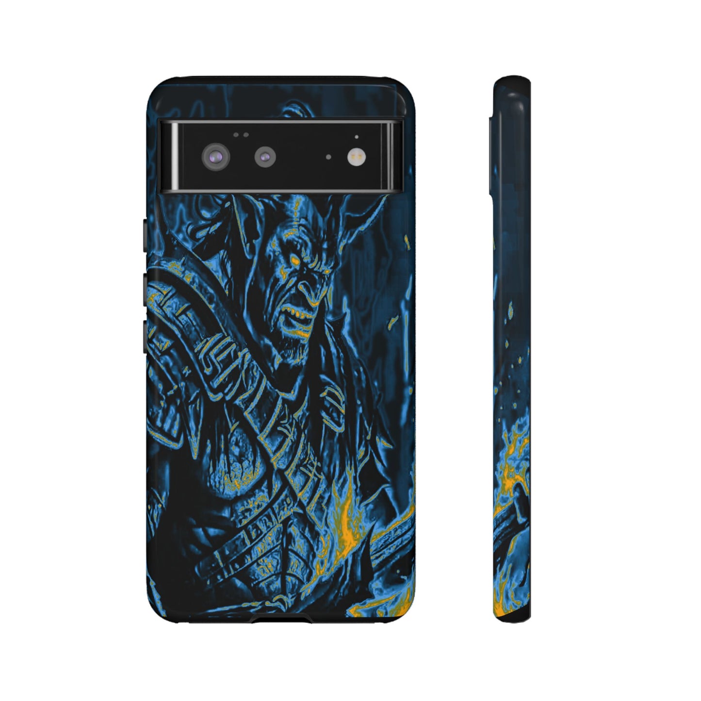 Orc With Flames Tough Phone Case