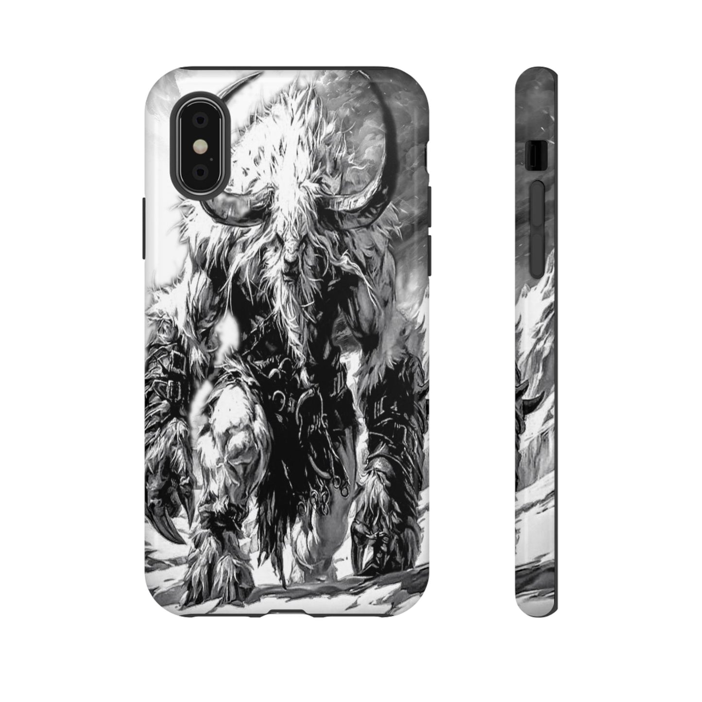 Snow Mountain Creature Tough Phone Case