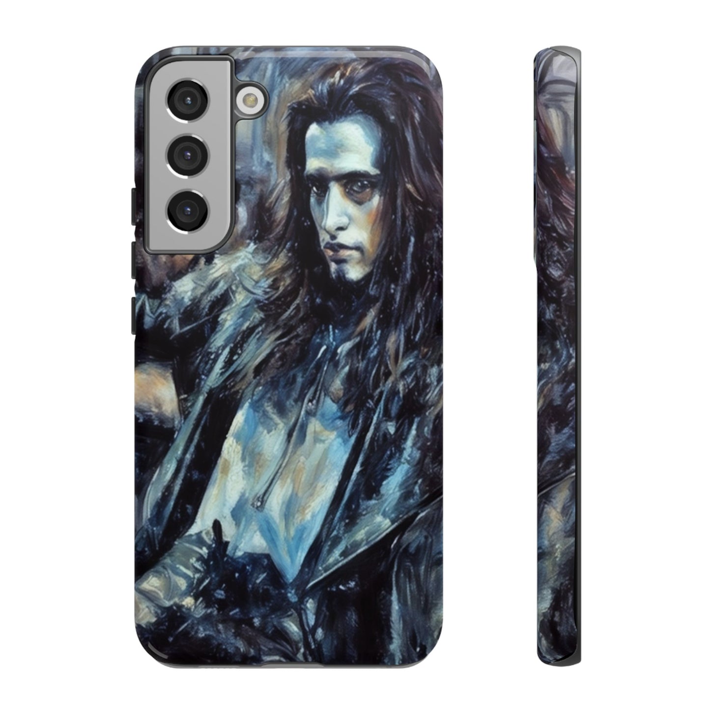 Enigmatic Goth Man Tough Phone Case