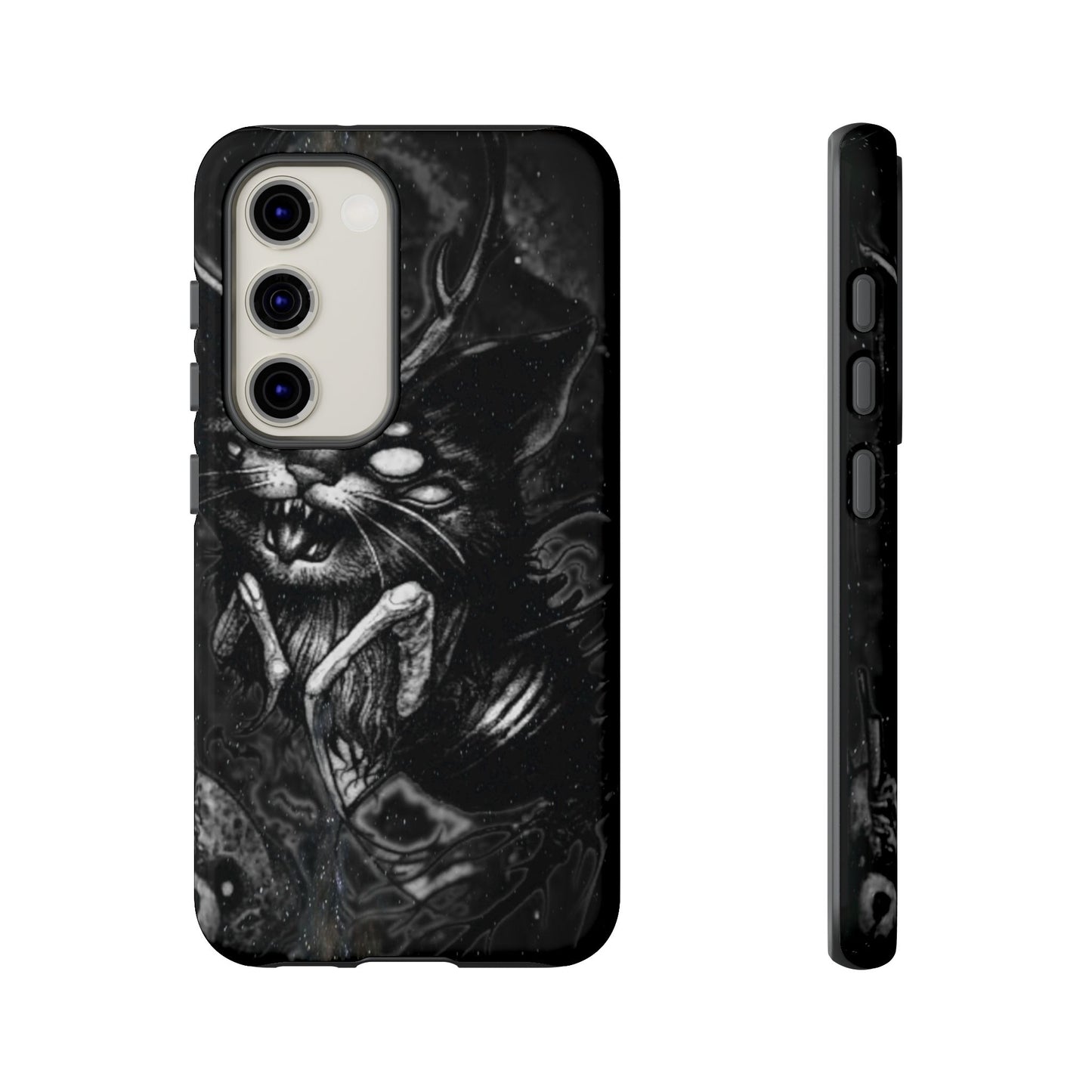 Scarey Cat Creature Tough Phone Case