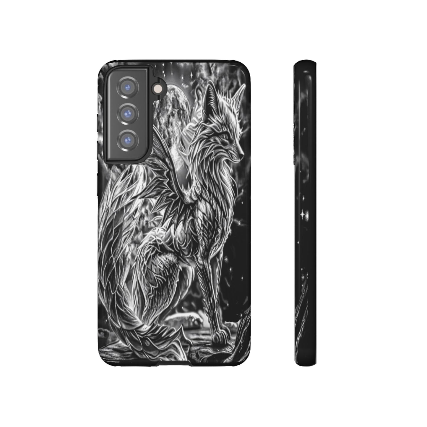 Winged Fox Tough Phone Case