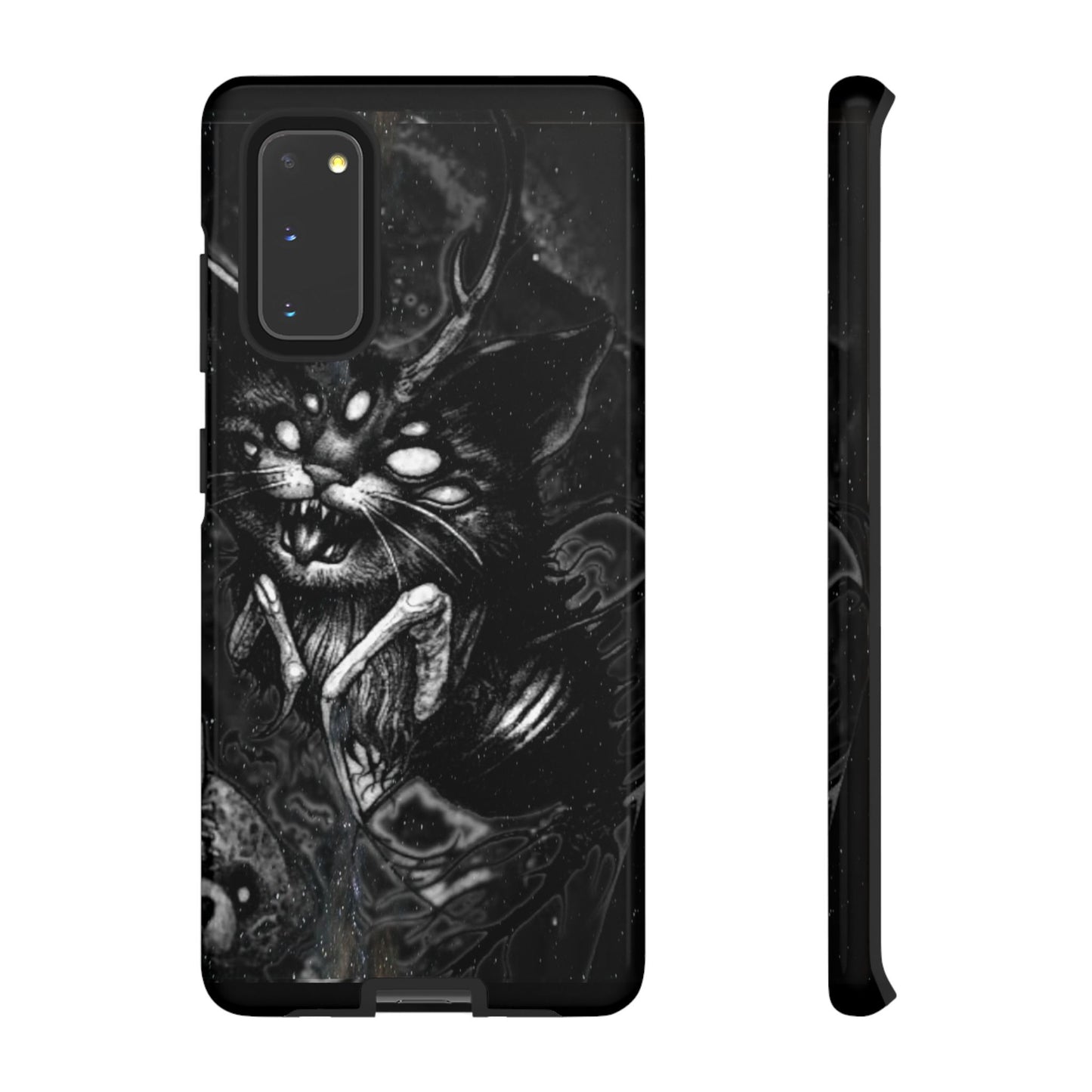 Scarey Cat Creature Tough Phone Case